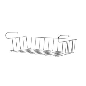 Cesto Prateleira De Encaixar Aço Cromado 37cm - Arthi