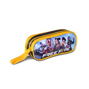 Estojo Duplo Free Fire Poliéster - Clio