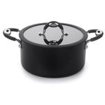 Caçarola_Antiaderente_Dom_22cm_Alumínio_Preto_3mm_-_Multiflon