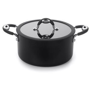 Caçarola Antiaderente Dom 22cm Alumínio Preto 3mm - Multiflon