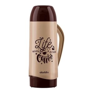 Garrafa Térmica Atx Continental Plus Coffee Line / Grãos Marrom 500ml - Aladdin