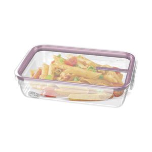 Pote Plástico Transparente Com Travas Tampa Açai 820ml - Sanremo