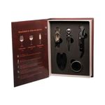 Kit_5_Acessórios_Para_Vinho_Com_Estojo_Livro_-_Hauskraft