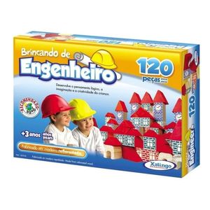 Brincando de Engenheiro Nº 4 120 Peças -  Xalingo