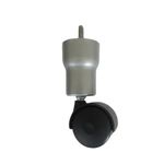 Pé_com_Rodízio_sem_Trava_para_Cama_Box_120Mm_Cinza_com_1_Peça_-_Indart
