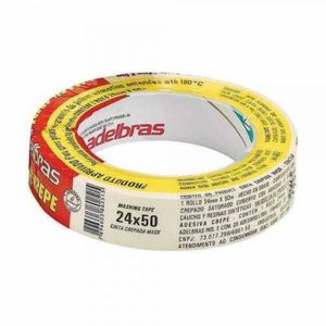 Fita Crepe 24mmx50m Mask Crepe Sleeve 0615000017 - Adelbras