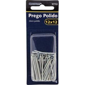Prego Polido 12x12 40g 7712 - Brasfort