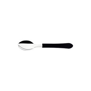 Colher Para Chá Leme Inox Com Cabo Plástico Preto - Tramontina