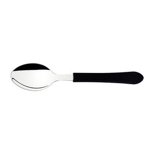 Colher Mesa Leme Inox Com Cabo Plástico Preto - Tramontina