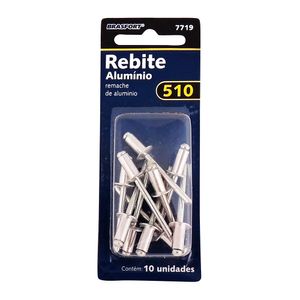 Rebite Alumínio 510 10 Unidades 7719 - Brasfort