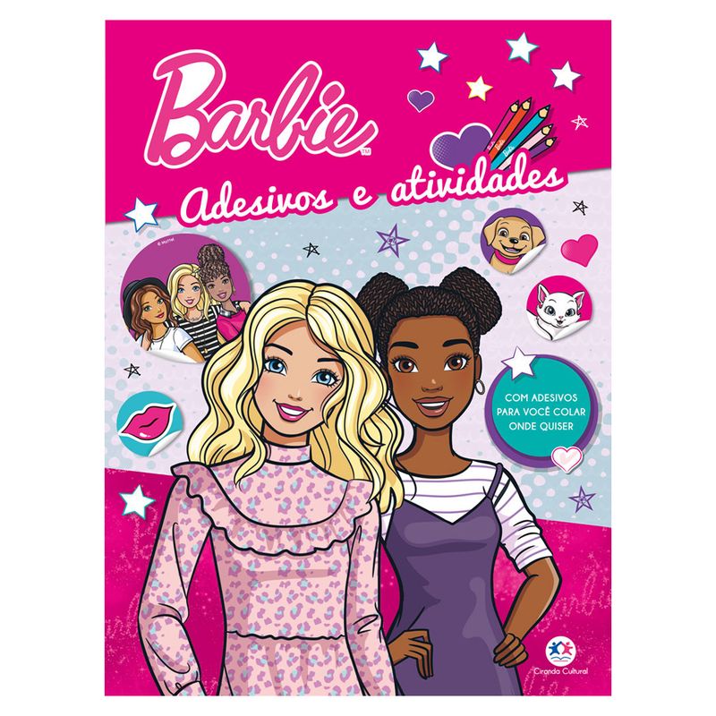 Livro Barbie 365 Atividades E Desenhos Para Colorir Ciranda