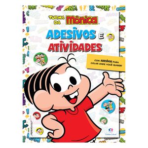 Livro Turma da Mônica Adesivos E Atividades - Ciranda Cultural