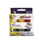 Tinta_Para_Tecido_Art_Teen_6_Cores_15ml_Ref.4106_Acrilex