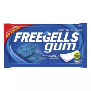 Chiclete Freegells Gum Hortela 1 Unidade 730 - Riclan