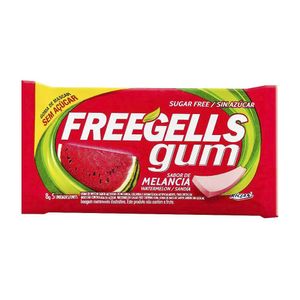Chiclete Freegells Gum Melancia 1 Unidade 1912 - Riclan
