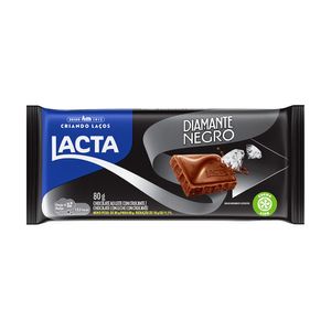 Tablete Chocolate Diamante Negro 80g 1632 - Lacta