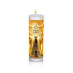 Vela_Votiva_Nossa_Senhora_Aparecida_Branca_250g_Ref.12250AP_Chama_de_Ouro