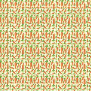 Toalha Mesa Chá Páscoa Cenoura 75x75cm - Nsw Decor