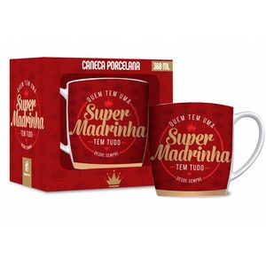 Caneca Super Madrinha 300ml - Brasfoot