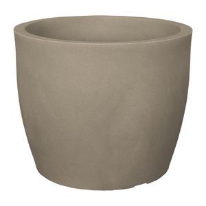 Vaso Liso Redondo Em Polietileno Macchiato 42cm - Japi