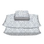 Jogo_Cama_King_Estampado_Cotton_Match_Magneto_Cinza_Prata_40cm_4_Peças_Ref.0320024MCZ_Portallar