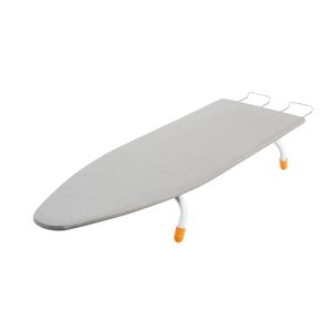 Tábua de Passar Portátil Forro Cinza Metalizado 117x30cm - Utimil