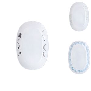 Travessa Oval Duoline Melamina Sortido 29,3x19,3x5cm (1un) Ref.LM1266 honeyhome