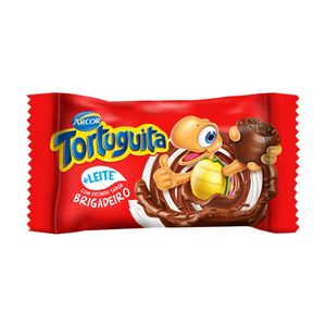 Chocolate Tortuguita +Leite Recheio Brigadeiro 15,5g Ref.8117200 Arcor