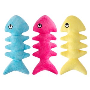 Brinquedo Pelúcia Pet Peixe Poliéster Sortido 20x10cm CB2727 - Moment