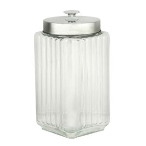 Porta Mantimento Vegas de Vidro Com Tampa de Metal 1,7l - Lyor