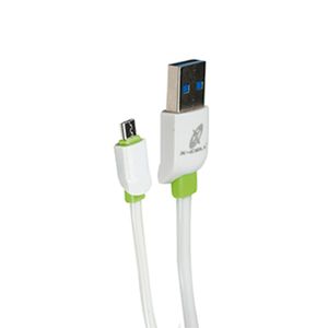 Cabo USB Flat 3.0a Micro USB/ V8 2m Branco XCCD57 - X-cell