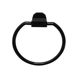 Porta Toalha Redondo Preto Ventosa - Daivak