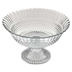 Centro de Mesa Dia Com Pé Vidro Reciclado 15x24cm - Vitazza