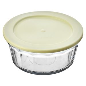 Tigela Laguna Tampa Plástica Vidro Reciclado Transparente 750ml - Vitazza
