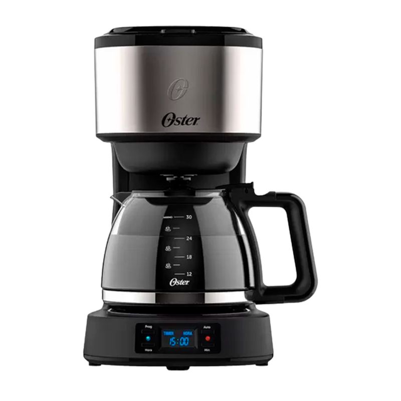 Cafeteira Elétrica Digital Day Light 800w Inox Preto 127v 1,2l - Oster -  lojasmel