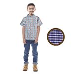 Camisa_Caipira_Manga_Curta_Infantil_Tamanho_G_Ref.LMJN2002G_Fantasias_Super