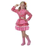 Conjunto_Camisa_3/4_E_Saia_Pink_Infantil_Tamanho_M_Ref.LMJN3166M_Fantasias_Super