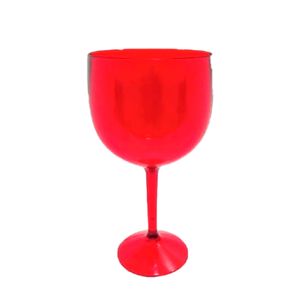 Taça Gin Vermelha 580ml de Plástico AP1023VM - Plastifesta