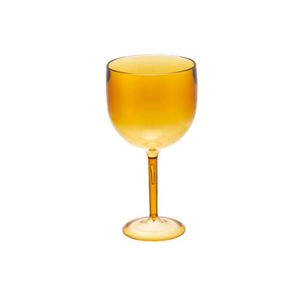 Taça Gin Plástica Amarela Translúcida 580ml AP1023AMT - Plastifesta