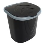 Kit_Pia_Com_Lixeira,_Rodinho_E_Porta_Detergente_Plástico_Preto_18,9x21x20,5cm_Ref.PIA3FP_Keita