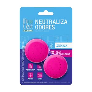Neutralizador de Odores My Closet Fragrância Algodão 2 Unidades 15g Cada - Ordene