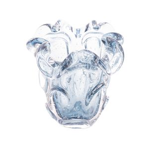 Vaso Italy Vidro Azul 11,5x13cm - Lyor