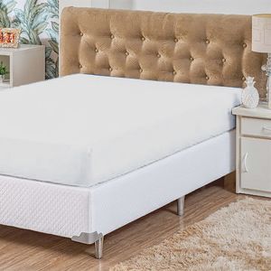 Lençol Avulso Queen Imperialle Com Elástico 100% Algodão Branco - Yohana