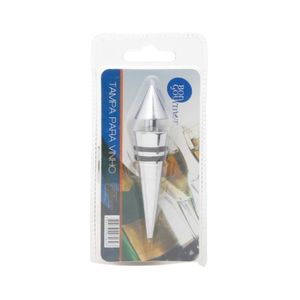 Tampa Para Garrafa de Vinho de Zamac 9x2cm 7264 - Wolff