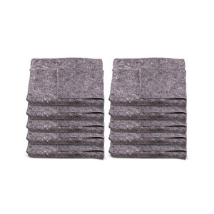 Kit 10 Cobertores Casal Doação Paraty Cinza 190x160cm - Ober