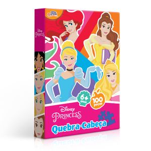 Quebra Cabeça Princesas 100 Peças 8007 - Toyster