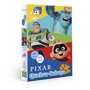 Quebra Cabeça Pixar 60 Peças 8051 - Toyster