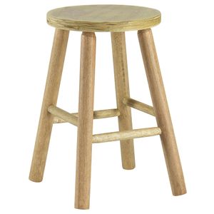 Banqueta Mocho Médio Madeira 44cm 752 - Capricho