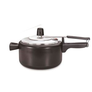 Panela de Pressão 2,5l Black Tampa Alumínio - Alumínio Fortaleza