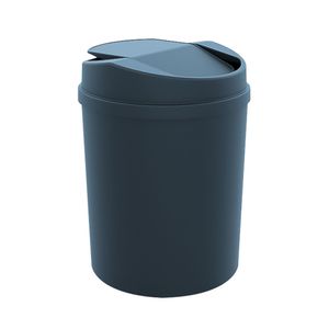 Lixeira Basculante Em Polipropileno Azul 5 Litros - Utility